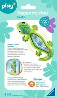 play+ Regenmacher Gecko - Altersempfehlung ab: 6 Monaten - Material: Silikon - Eigenschaften: Keine Eigenschaft - Zertifikate: FSC - Detailfarbe: Grün
