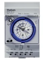 Theben-HTS Zeitschaltuhr SYN161d Mechanisch - Montage: DIN-Rail - Kürzeste Schaltzeit: 15 min - Anwendungsbereich: Indoor - Funktionsweise Zeitschaltuhr: Mechanisch - Funktionen: Zeit - Anzahl Schaltpunkte: 96