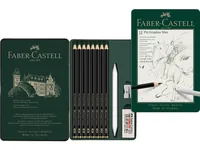 FABER-CASTELL Pitt Graphite Matt 115220 schwarz 8 Stück