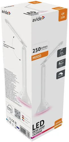 Avide LED Tischleuchte RGB Stimmungsbeleuchtung Weiß 4W