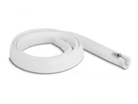 Delock Geflechtschlauch mit Reissverschluss 1 m x 20 mm Weiss - Detailfarbe: Weiss - Breite: 20 mm - Länge: 1 m - Produkttyp: Kabelschlauch - Ausstattung Kabelmanagement: Wiederverwendbar - Reissverschluss - Verpackungseinheit: 1 Stück