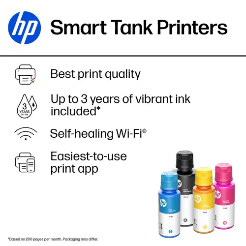 HP Smart Tank 7005 All-in-One Printer Thermal inkjet A4 4800 x 1200 DPI 15 ppm Wi-Fi