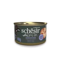 Schesir Nassfutter after Dark Complete Brühe Huhn mit Ente, 80 g - Tierbedürfnis: Kein besonderes Bedürfnis - Geschmacksrichtung: Geflügel - Zertifikate: Keine Zertifizierung - Fleischsorte: Ente - Huhn - Packungsgrösse: 80 g - Futtereigenschaft: Getreide
