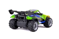 TEC-TOY Buggy Jeep Racing Blau/Grün, 1:18 - Altersempfehlung ab: 6 Jahren - Detailfarbe: Grün - Blau - Benötigt zur Fertigstellung: Batterien für Sender - USB Netzteil - Kapazität Wattstunden: 1.85 Wh - Modelltyp: Buggy