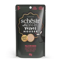 Schesir Nassfutter after Dark Velvet Mousse Huhn mit Rind, 80 g - Tierbedürfnis: Kein besonderes Bedürfnis - Geschmacksrichtung: Rind - Geflügel - Zertifikate: Keine Zertifizierung - Fleischsorte: Rind - Huhn - Packungsgrösse: 80 g - Futtereigenschaft: Ge