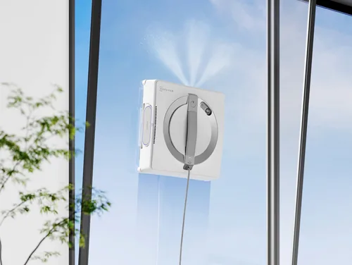 Ecovacs Fensterputzroboter Winbot W2 Pro Omni Grau/Weiss - Einsatzgebiet: Universal - Detailfarbe: Weiss - Grau - Kapazität Wattstunden: 126 Wh