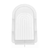 Glorex Kerzengiessform Bogen klein Weiss - Packungsgrösse: 1 Stück - Breite: 3.7 cm - Höhe: 4.2 cm - Länge: 6 cm - Detailfarbe: Weiss - Produkttyp: Kerzengiessform