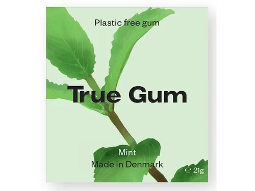 True Gum Kaugummi Minze 21 g - Produkttyp: Zuckerfreier Kaugummi - Ernährungsweise: Vegan - Produktkategorie: Lebensmittel - Nachhaltigkeit: Nicht angegeben - Packungsgrösse: 21 g - Fairtrade: Nein
