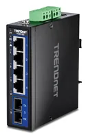 TRENDnet 5-Port Hardened Industrial Gigabit DIN-Rail Switch