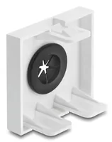 DeLOCK Easy 45 Cable Bushing round Ø 14 mm white / black