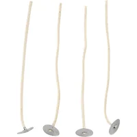 Creativ Company Kerzendocht 11 cm 10 Stück - Packungsgrösse: 10 Stück - Höhe: 0.2 cm - Länge: 11 cm - Detailfarbe: Weiss - Produkttyp: Kerzendocht
