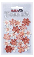 HobbyFun Streudeko Florella 20 Stück, Pfirsich - Motiv: Blume - Material: Papier - Detailfarbe: Pfirsich