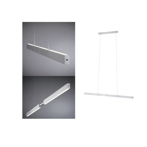 Paulmann Pendelleuchte LED Touchless Sensor Aptare Weiss - Betriebsart: Netzbetrieb - Lampensockel: LED fest verbaut - Farbtemperatur Kelvin: 2700 K - Gesamtleistung: 16.5 W - Farbwiedergabeindex CRI: 80 - Dimmbar: dimmbar