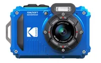 Kodak Unterwasserkamera PixPro WPZ2 Blau - Bildsensortyp: CMOS - Bildsensor Auflösung: 16.35 Megapixel - Widerstandsfähigkeit: Wasserfest - Staubgeschützt - Stossgeschützt - Speicherkartentyp: microSDHC - microSD - Bauform Kamera: Kompakt - GPS: Nein