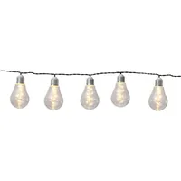 STAR TRADING Solar Lichterkette 12.480-10 transparent, LED 1,8m