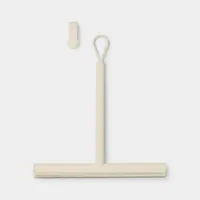 Brabantia Duschabzieher ReNew Beige - Wischbreite: 24 cm - Faltbar: Nein - Detailfarbe: Beige - Detailmaterial: Kunststoff - Grundmaterial: Kunststoff - Aufhängevorrichtung: Ja