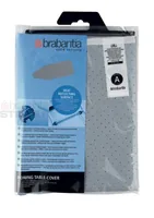 Brabantia Bügelbrettbezug A, Silber Metallised Silber, 110 x 30 cm - Bügelbrettbezug: Baumwolle (CO) - Zubehörtyp: Bügelbrettbezug - Detailfarbe: Silber - Breite max.: 110 cm - Material: Baumwolle - Länge max.: 30 cm