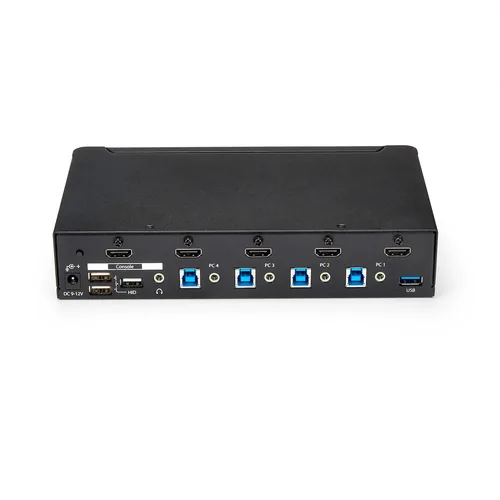 StarTech.com 4 Port HDMI KVM Switch - HDMI KVM Umschalter mit USB 3.0 Hub