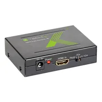 Techly HDMI Audio-Extractor auf Toslink und RCA