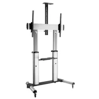 ROLINE LCD-/TV-Rollstnder, 60-100 Zoll, bis 100kg, silberfarben