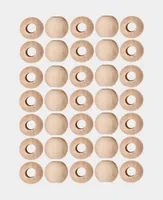 lalana 6006.25 Round bead Wood Brown 35 pc(s)