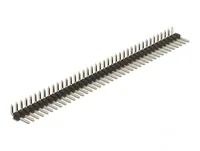 Delock Stiftleiste 40 Pin, Rastermaß 2,54 mm, 1-reihig, gewinkelt, 5 Stück