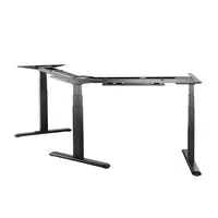 LogiLink EO0017 standing desk frame Manual 3 leg(s) Black