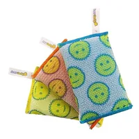 Scrub Daddy Scour Daddy sponge Rectangular Foam Green, Pink, Yellow 3 pc(s)