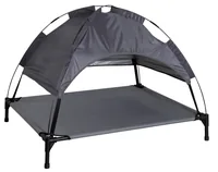 Kerbl Hundeliege Vacation Top 105 cm x 86 cm x 75 cm - Breite: 86 cm - Länge: 105 cm - Detailfarbe: Dunkelgrau - Tierart: Hund - Produkttyp: Liege