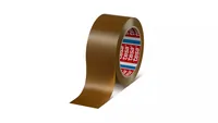 tesa tesapack Premium-Packband 50 mm x 66 m, Braun - Breite: 50 mm - Länge: 66 m - Art: Klebeband - Klebehaftung: Stark - Detailfarbe: Braun