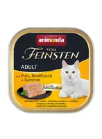 ANIMONDA Vom Feinsten Adult Turkey, beef and carrots - wet cat food - 100g