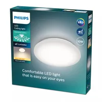 Philips Deckenleuchte Moire CL200, 2700K, 1000 lm weiss - Leuchten Kategorie: Deckenleuchte - Betriebsart: Netzbetrieb - Lampensockel: LED fest verbaut - Farbtemperatur Kelvin: 2700 K - Dimmbar: nicht dimmbar - Farbwiedergabeindex CRI: 80