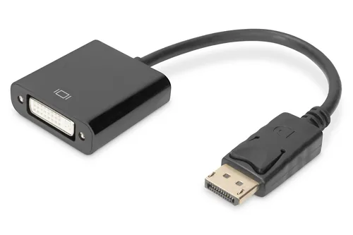 Digitus AK-340401-001-S video cable adapter 0.15 m DVI-I Black
