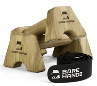 Bare Hands BH-004 push-up handles Dark brown Wood
