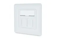 Digitus DN-9010/8-2 socket-outlet 2 x RJ-45 White