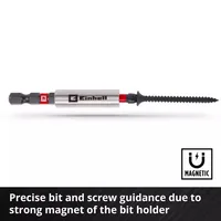 Einhell Bit-Set S-CASE Kassette 28tlg LS - Set: Ja - Bit-Typ: Sechskant - Grösse: Diverse