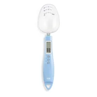 ADE Löffelwaage Eni digital Blau - Bedienungsart: Elektronisch - Messschritte: 0.1 g - Tara-Zuwiegefunktion: Ja - Detailfarbe: Blau - Gewicht Max.: 0.06 kg - Material: Acrylnitril-Butadien-Styrol (ABS)