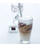 Leonardo Latte Macchiato Becher 410 ml, 2 Stück, Transparent - Material: Glas - Tassen Typ: Latte Macchiato Becher - Ausstattung: Löffel - Detailfarbe: Transparent - Verpackungseinheit: 2 Stück - Volumen: 410 ml