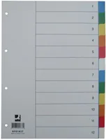 Q-CONNECT KF01837 divider Polypropylene (PP) White 1 pc(s)