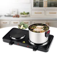 Maestro MR-772-2 hob Black Countertop Sealed plate 2 zone(s)