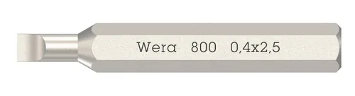 Wera 800 Micro Bits 0,40 x 2,5 x 30mm