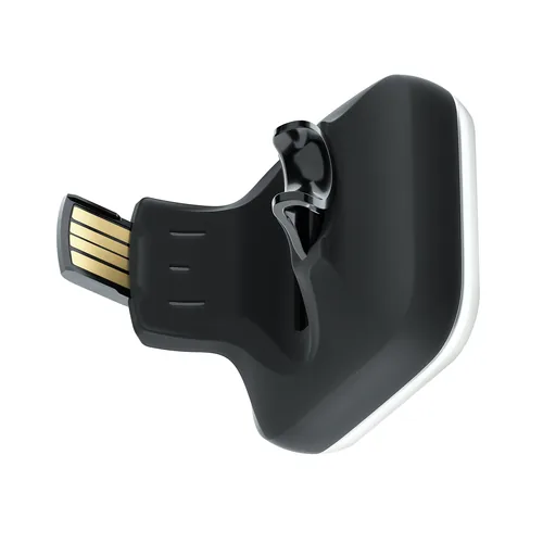 knog. Velolampe Blinder Skull Vorne, Schwarz - Betriebsart: Akkubetrieb - Lichtfarbe: Gelb - Montageart: Gummizug - Leuchten Kategorie: Vorderlicht - Lichtstärke: 200 lm - Set: Nein