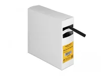 Delock Schrumpfschlauch Box mit Innenkleber, 5 m x 7.9 mm - Detailfarbe: Schwarz - Länge: 5 m - Durchmesser: 7.9 mm - Material: Polyolefin