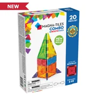 Magna-Tiles Bausteinmodell Combo 20-teilig - Altersempfehlung ab: 3 Jahren - Material: Kunststoff - Magnet - Assortiert: Nein - Anzahl Teile: 20 Teile