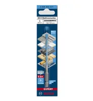 Bosch Professional Bohrer Expert HEX-9 MultiConstruction 5 x 50 x 100 mm - Set: Nein - Für Material: Beton - Stahl - Holz - Fliesen - Bohrerschaft: 1/4 Zoll-Sechskantschaft - Bohrertyp: Bohrer - Bohrlochdurchmesser: 5 mm