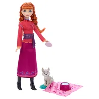 Disney Die Eiskönigin Anna-Modepuppe und Wolfsjunges-Figur