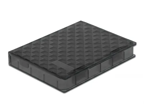 Delock Schutzgehäuse für 2.5? HDD / SSD grau - Zubehörtyp: Aufbewahrung