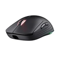Trust Gaming-Maus GXT 927 Redex+ - Bedienungsseite: Rechtshänder - Maus Features: Beleuchtung - Programmierbare Tasten - Seitliche Zusatztasten - Detailfarbe: Schwarz - Gewicht: 102 g - Schnittstelle: USB-C - Maximale Empfindlichkeit: 25600 dpi