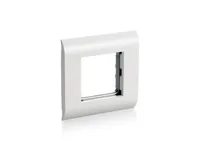 Equip Frontplatte French Modular Fenster 45x45mm RAL9010 Polybeutel