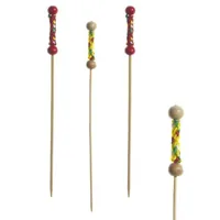 Papstar Einweg-Party-Piekser Mexico 250 Stück Gelb/Rot - Produkttyp: Einweg-Party-Piekser - Materialtyp: Holz - Material: Holz - Detailfarbe: Rot - Gelb - Verpackungseinheit: 250 Stück